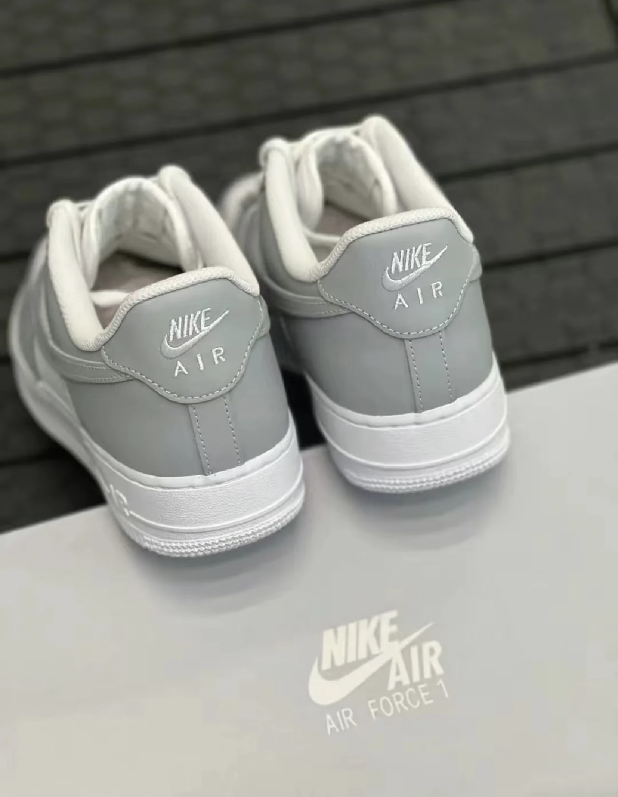 Nike Air Force 1 Low "White/Grey" AF1 煙灰低筒 FD9763-101