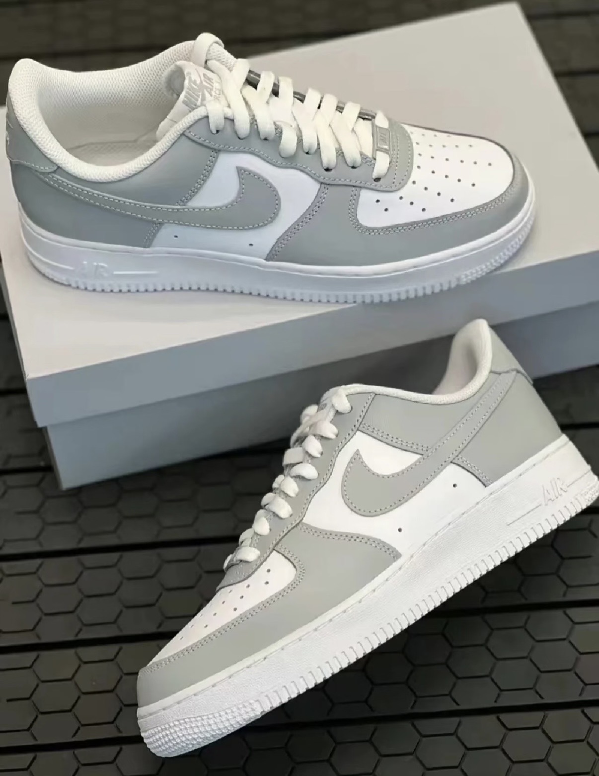 Nike Air Force 1 Low "White/Grey" AF1 煙灰低筒 FD9763-101