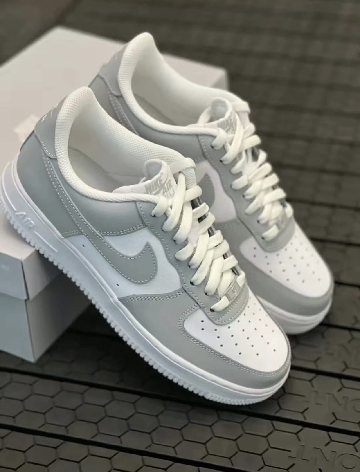 Nike Air Force 1 Low "White/Grey" AF1 煙灰低筒 FD9763-101