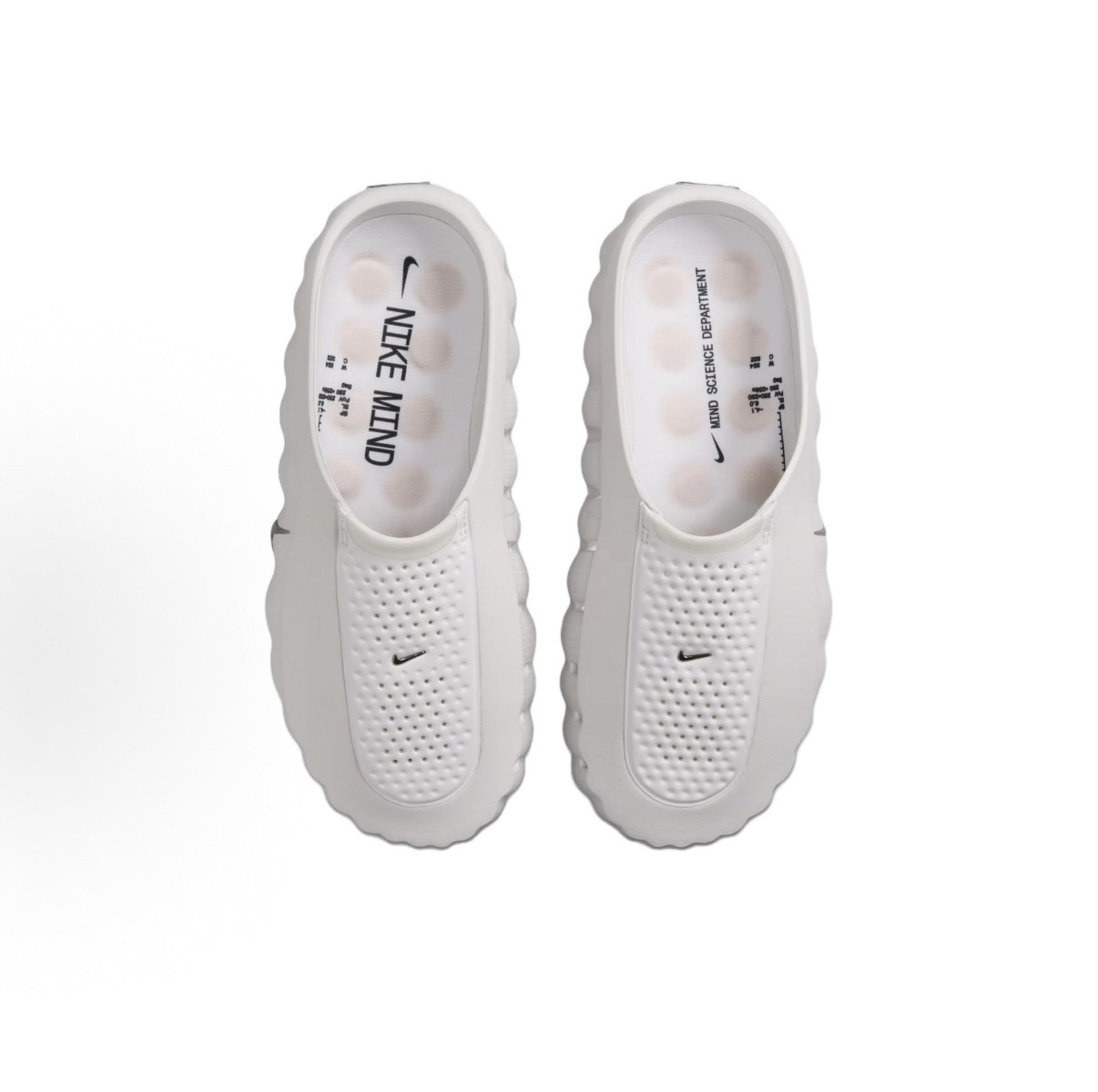 NIKE MIND 001 'White Metallic Silver' 白銀 科技穆勒鞋 拖鞋 女款 HQ4309-101