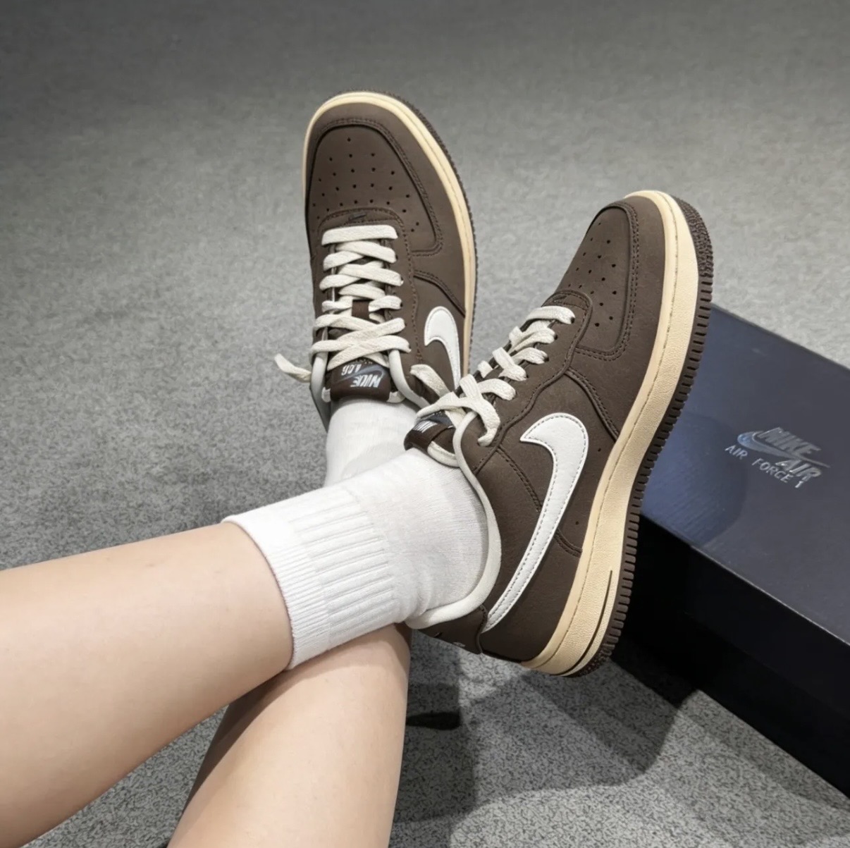 NIKE AIR FORCE 1 美拉德 棕白 FZ3592-259