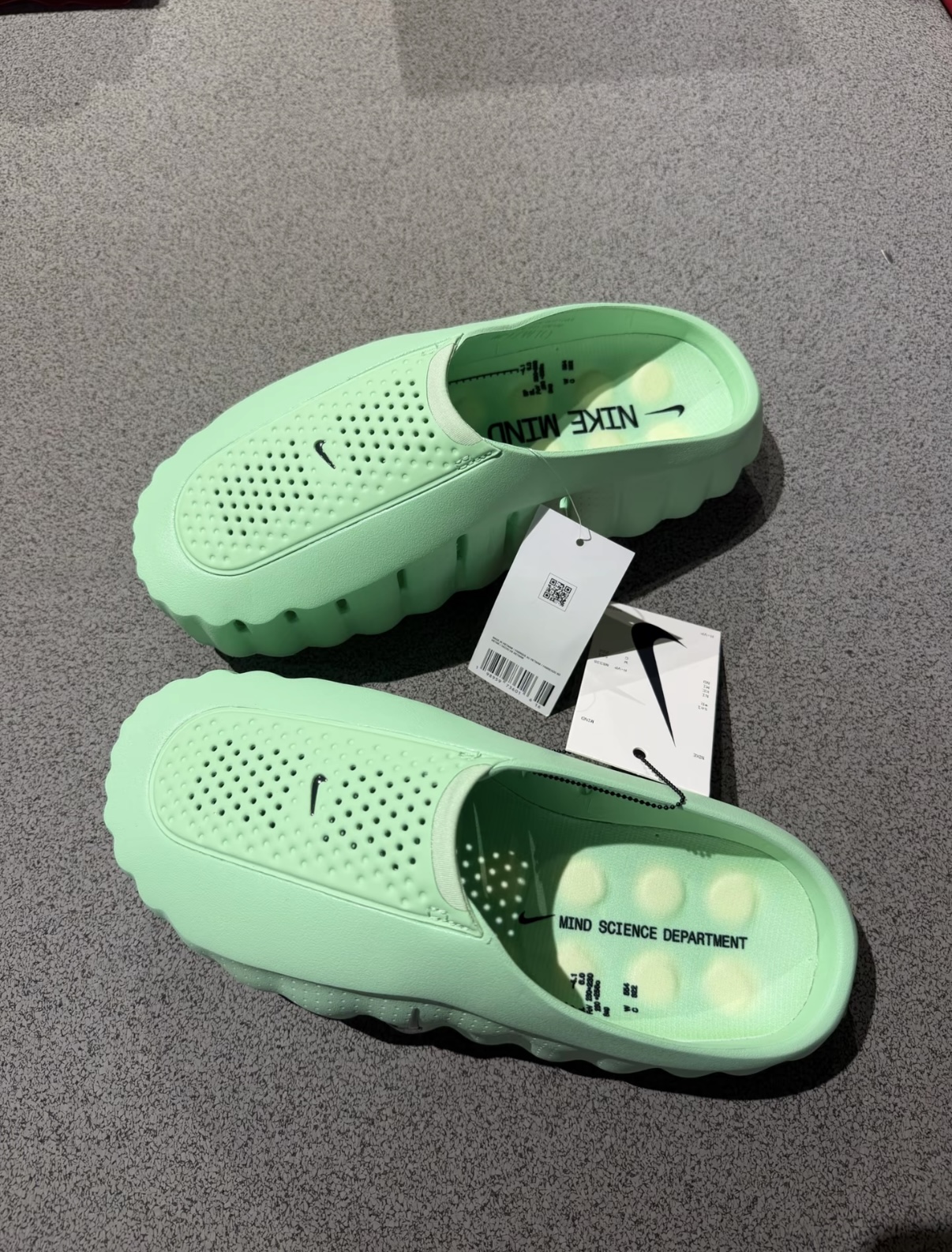 Nike Mind 001 Cucumber Calm 新款 黃瓜綠 穆勒拖 HQ4307-302