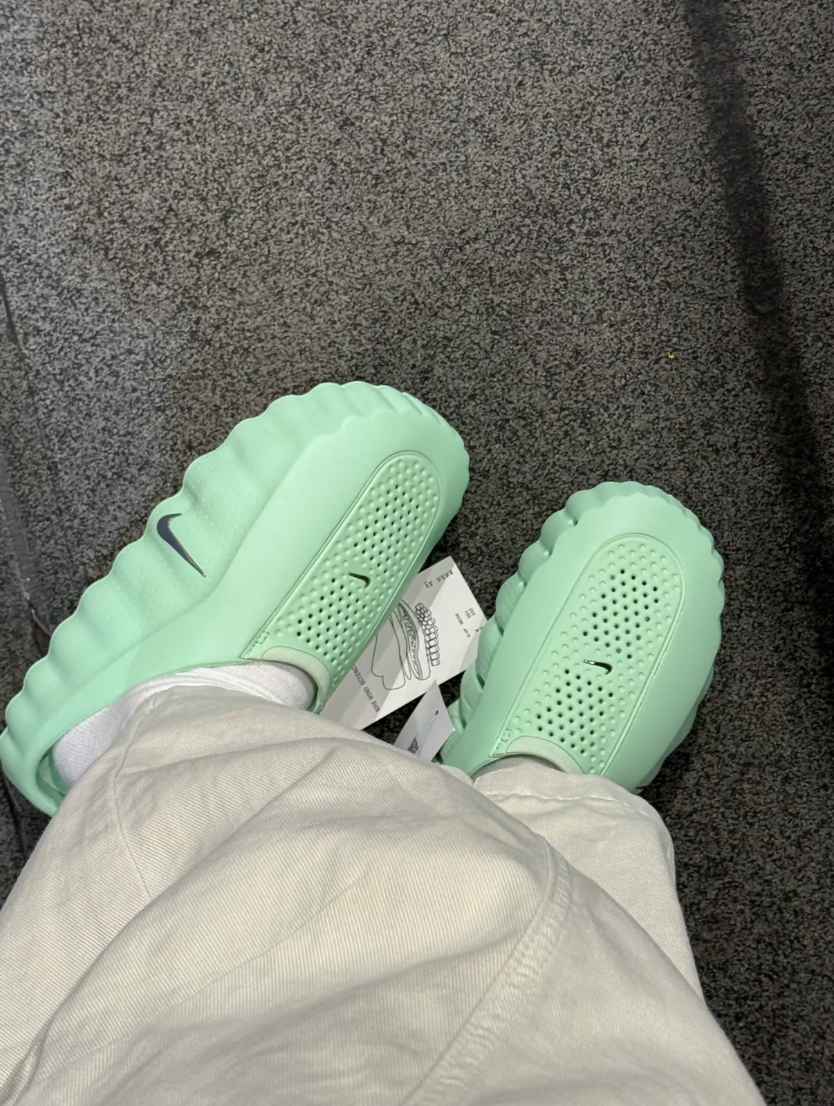 Nike Mind 001 Cucumber Calm 新款 黃瓜綠 穆勒拖 HQ4307-302