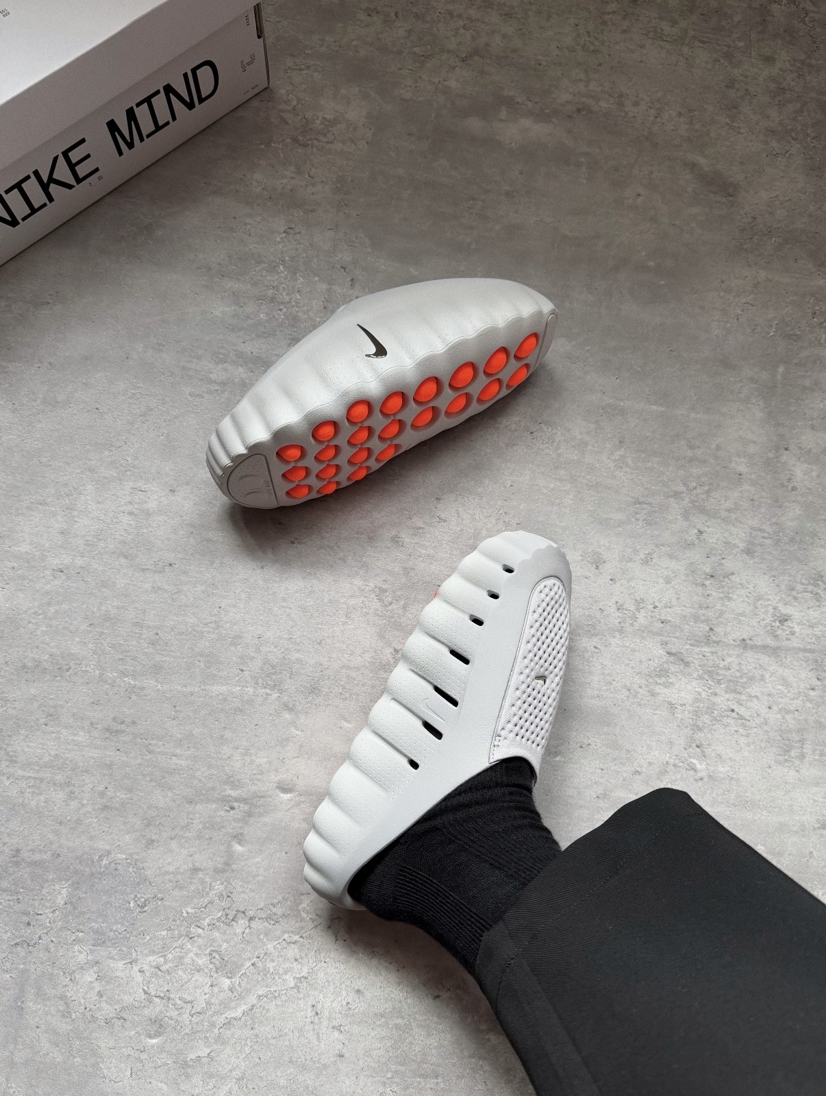 Nike Mind 001 男款  穆勒拖 淺煙灰 HQ4307-003