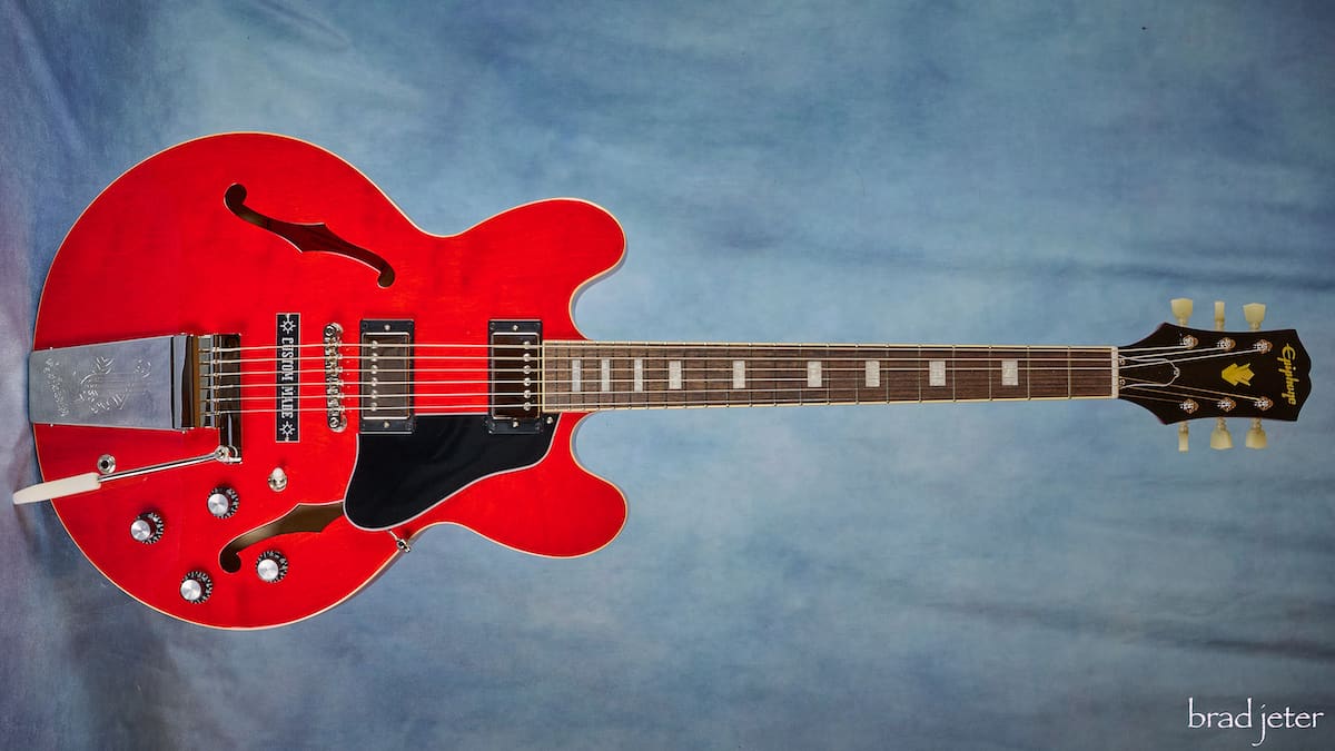 Jazz Guitar Today Review: Epiphone Joe Bonamassa 1962 ES-335