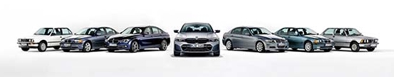 BMW 3er Familie, von E21 bis F90; Eisbach Studios Pasing, Februar 2015; 洗練のフィールで駆けるストレート。思い通りのコーナリング。俊敏なその走りを追い求めて進化し続けるBMW 3シリーズ。自らを革新し、超えてゆく者