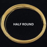 14k Gold Filled Wire, Half Round, 18 or 22 Gauge(Half Hard)