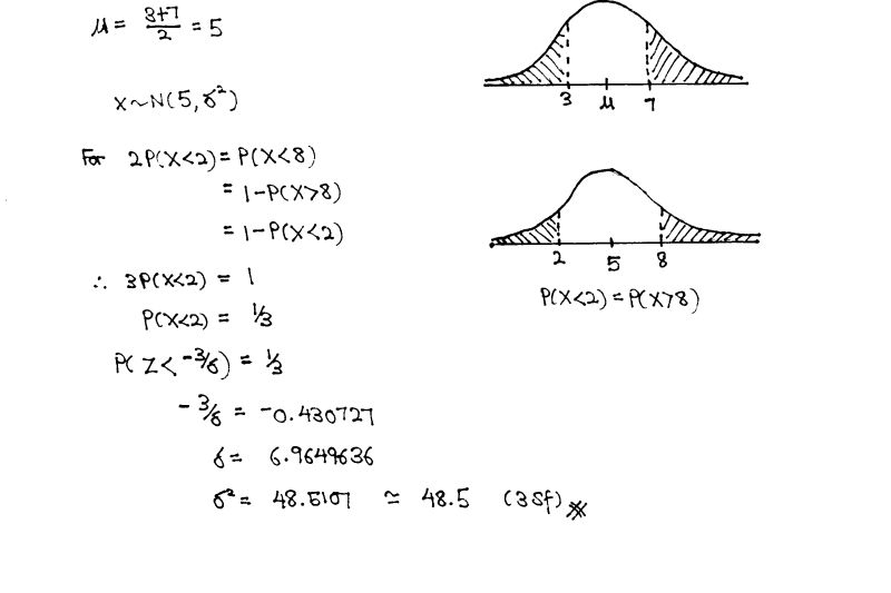 Challenging Normal Distribution Problem 4 Jc A Level H2 Math Tuition - Premium Ocean Pattern Gallery - Retina