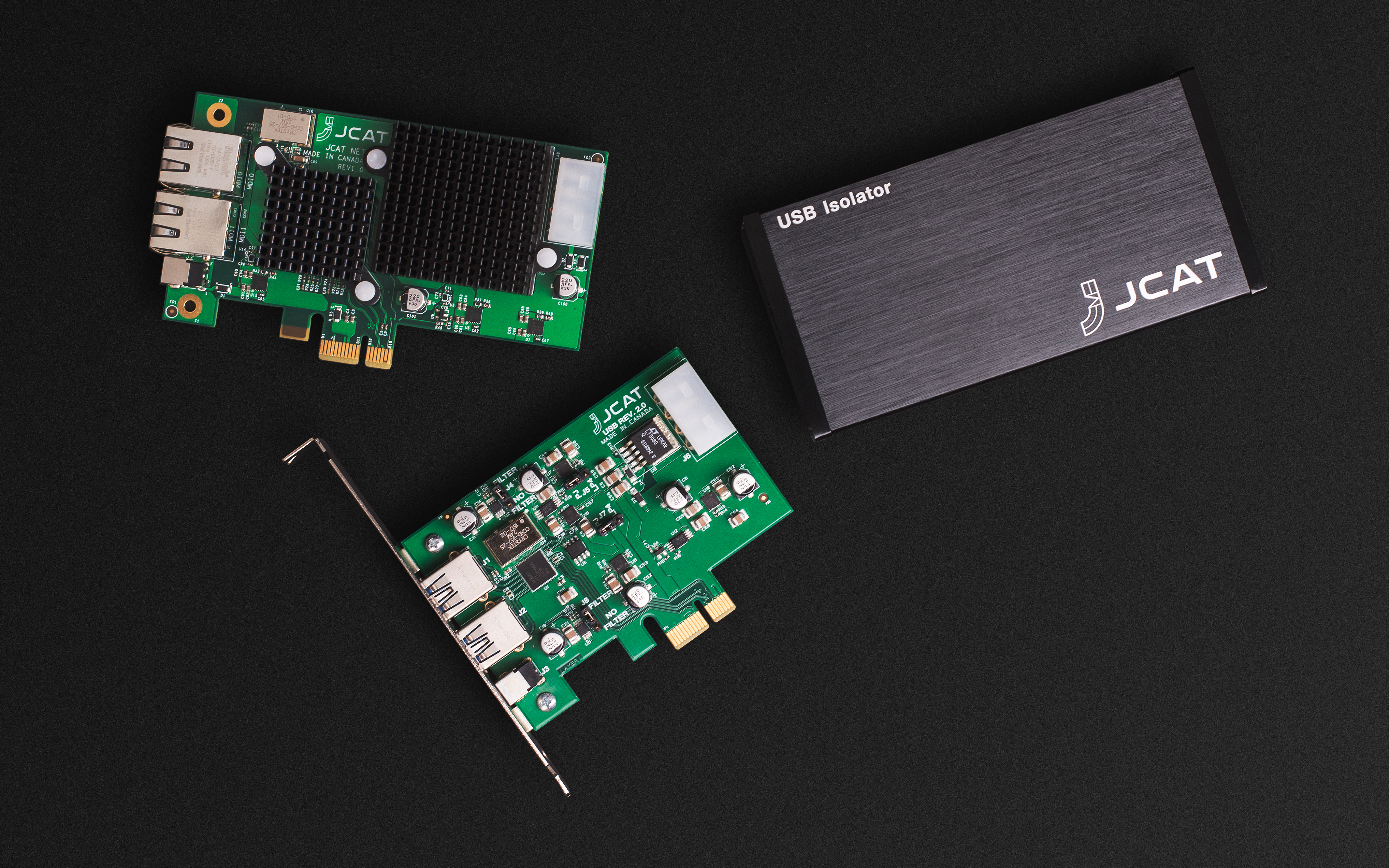 how to install JCAT USB Card FEMTO or JCAT NET Card FEMTO