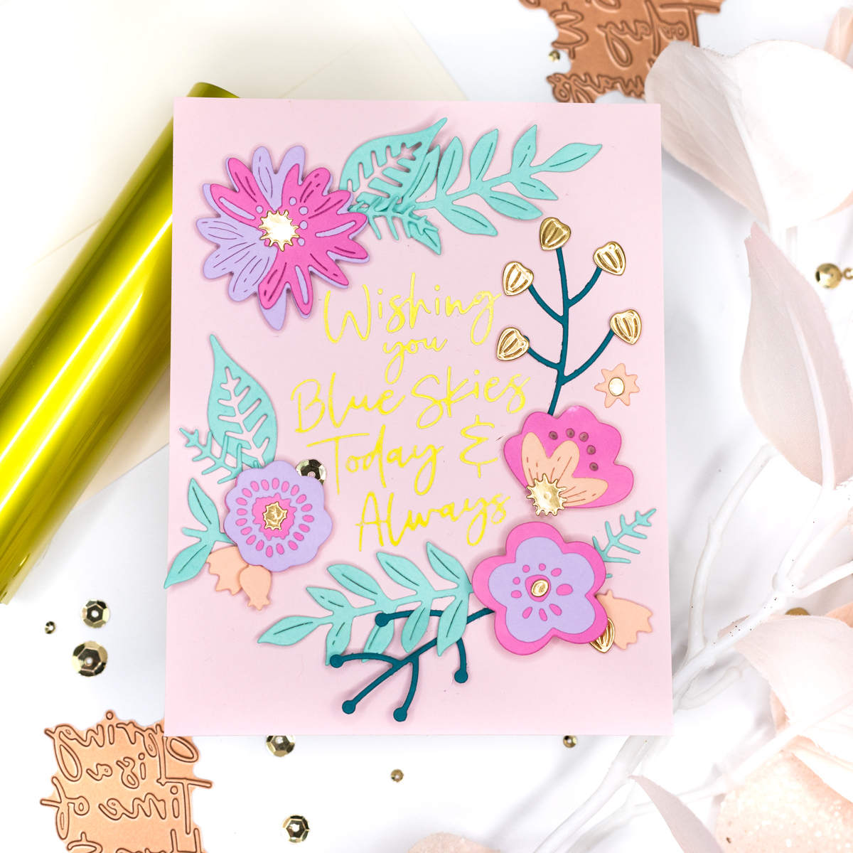 Wishing You Blue Skies | Spellbinders Glimmer of the Month