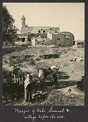 The Nebi Samuel shrine before the battle, 1917