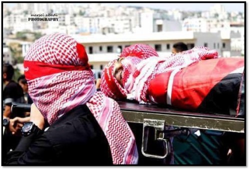 Raed al-Salhi’s funeral