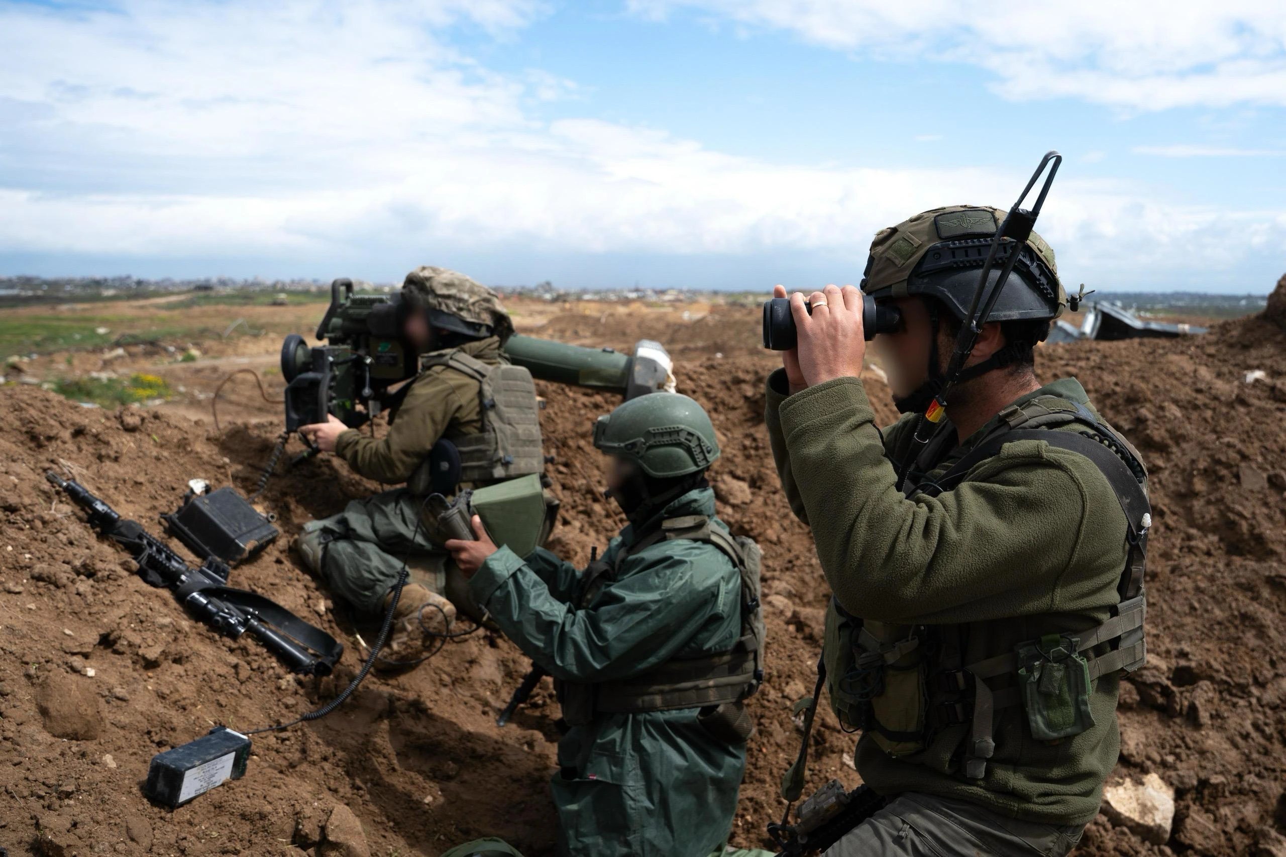 IDF soldiers operating in Gaza