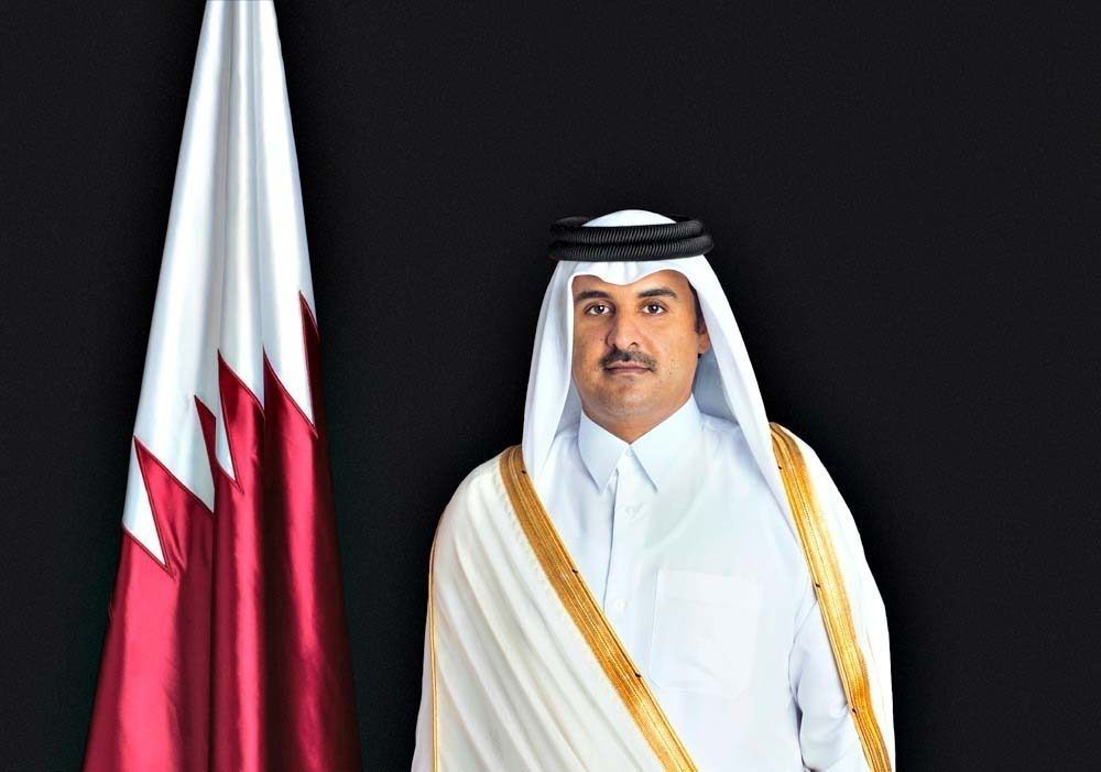 Emir of Qatar Sheikh Tamim bin Hamad Al Thani.