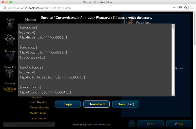Github War3tools War3tools Github Io Hotkeys For Warcraft Iii - Best Abstract Patterns in 4K