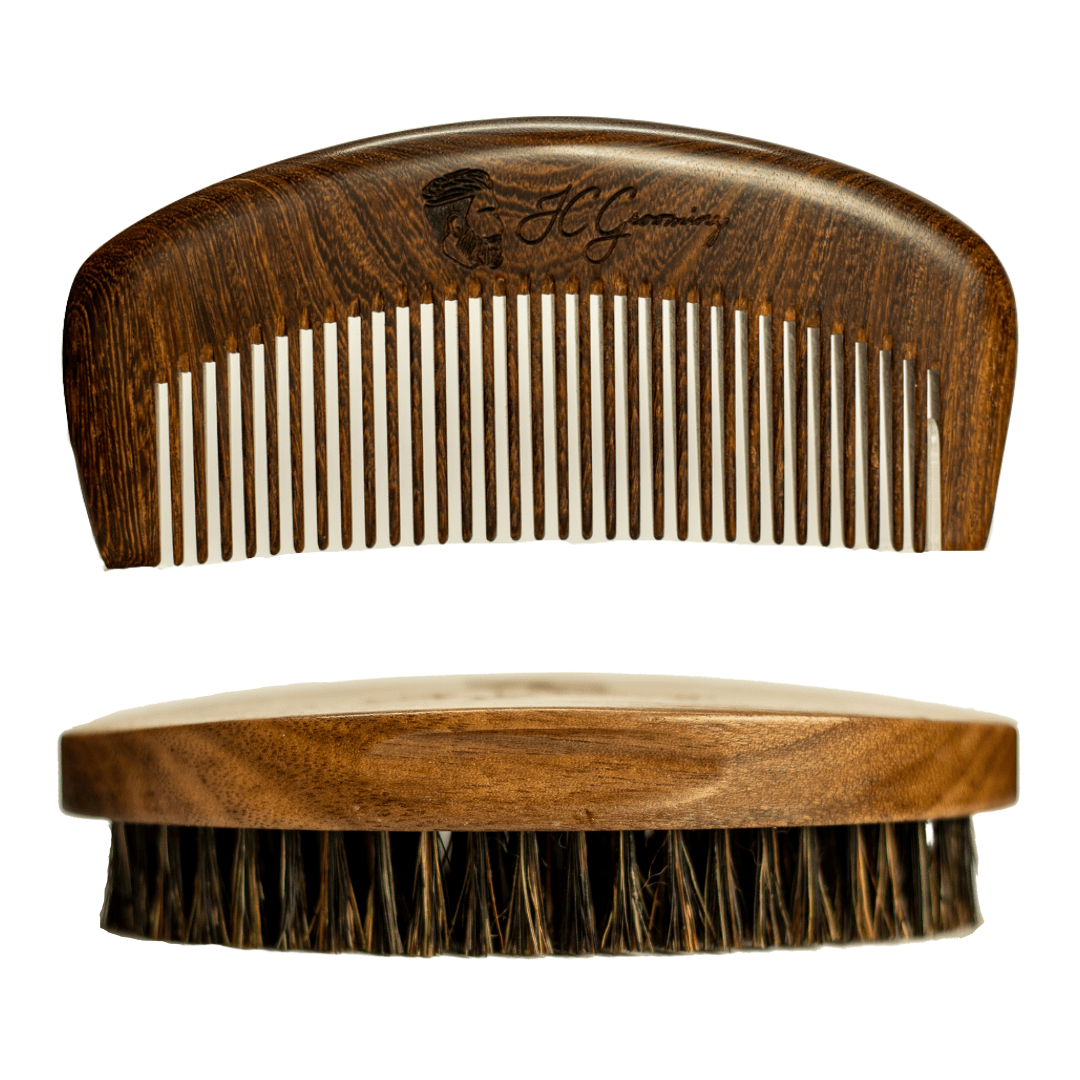Beard Comb & Brush Bundle JC Grooming