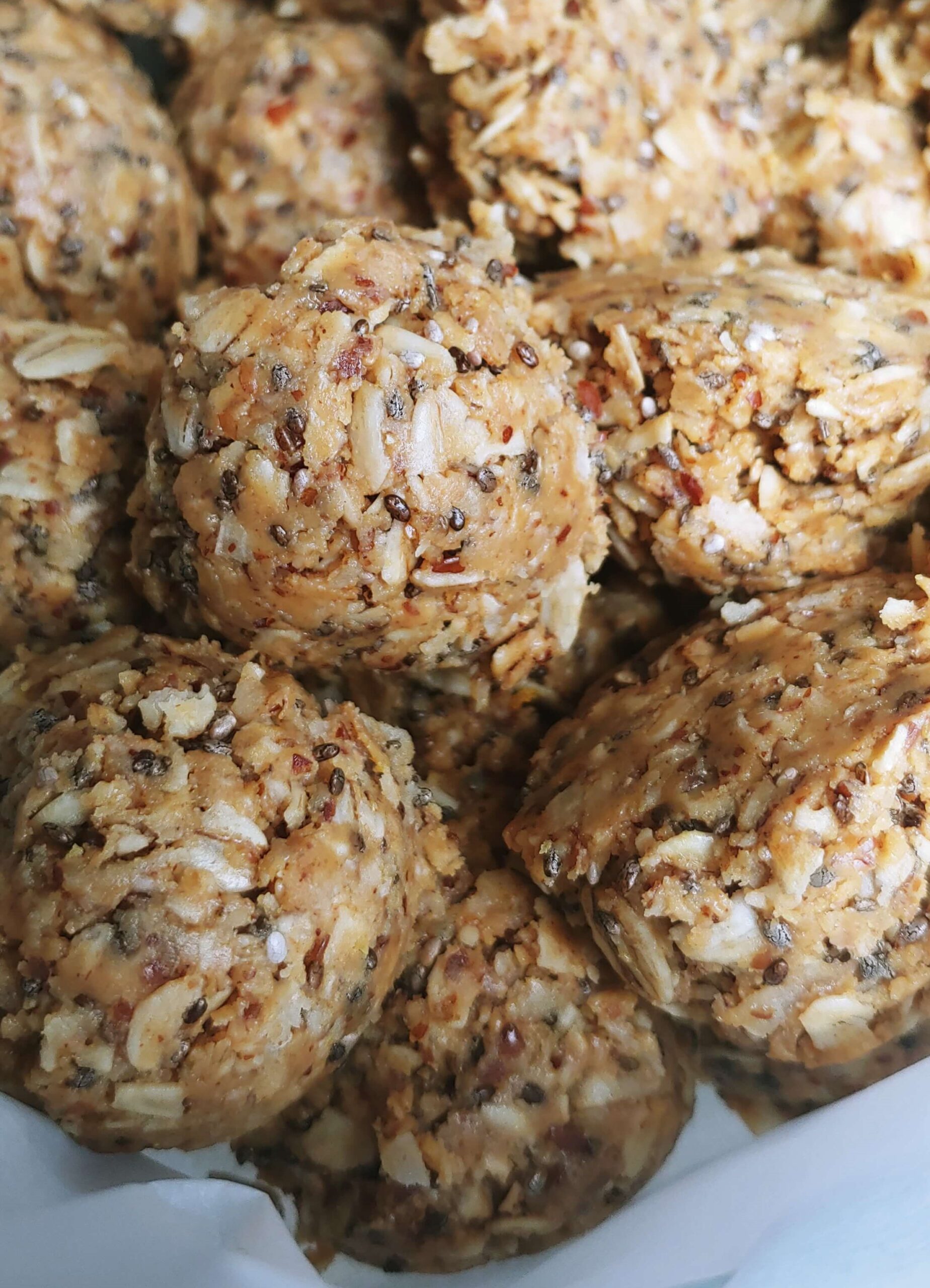 Chocolate Chip Energy Balls With Flax and Chia Seeds