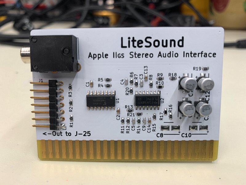 LiteSound Apple IIgs Stereo Audio Interface – Joe's Computer Museum