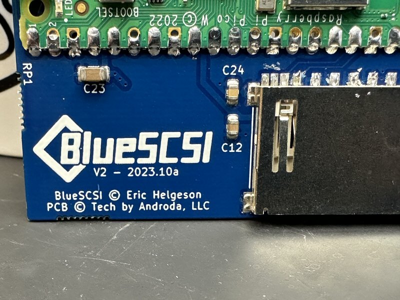 BlueSCSI (v2) 50-Pin Desktop – Joe's Computer Museum