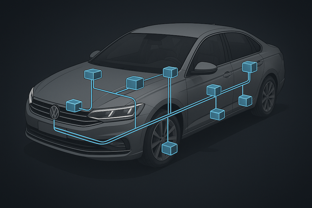Automobile with CAN Network