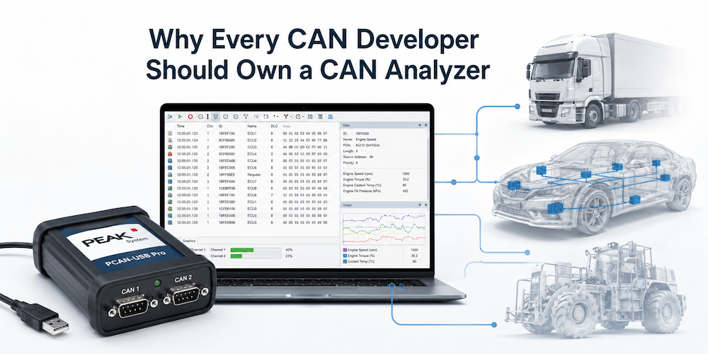 Why Every CAN Bus Developer Should Own a CAN Analyzer