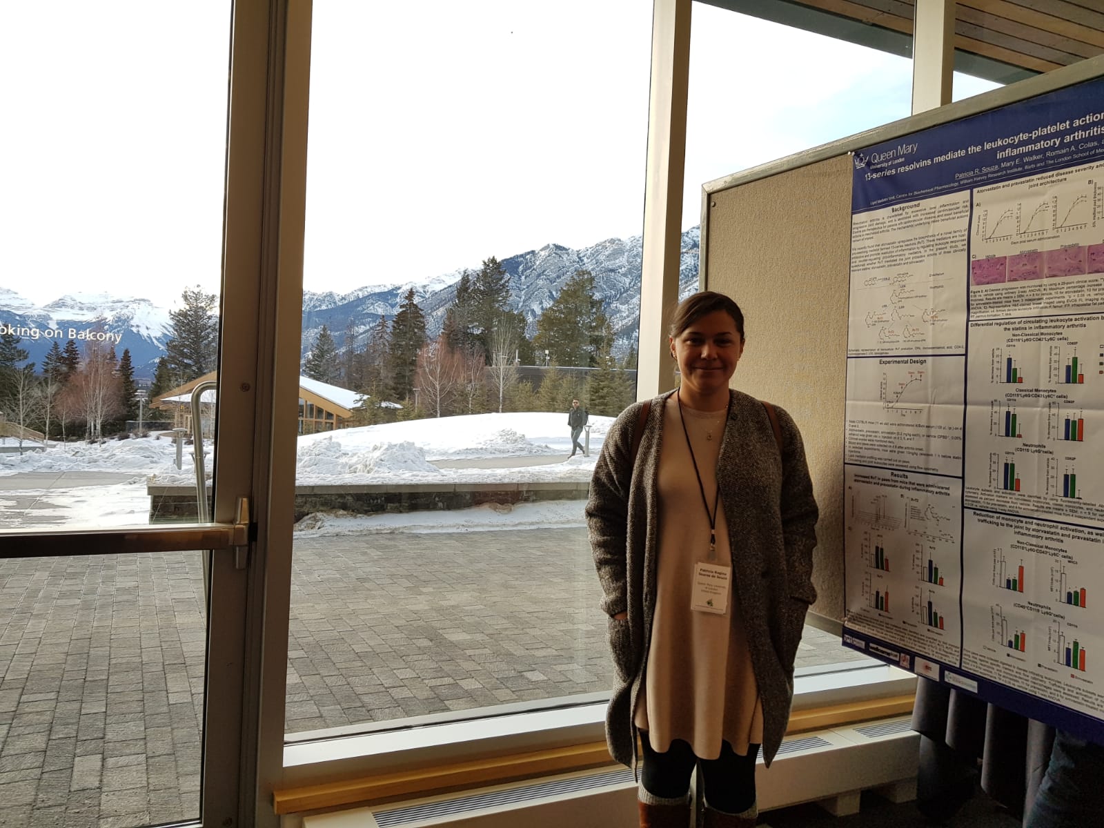 Dr Patricia Souza at the Banff Inflammation Workshop