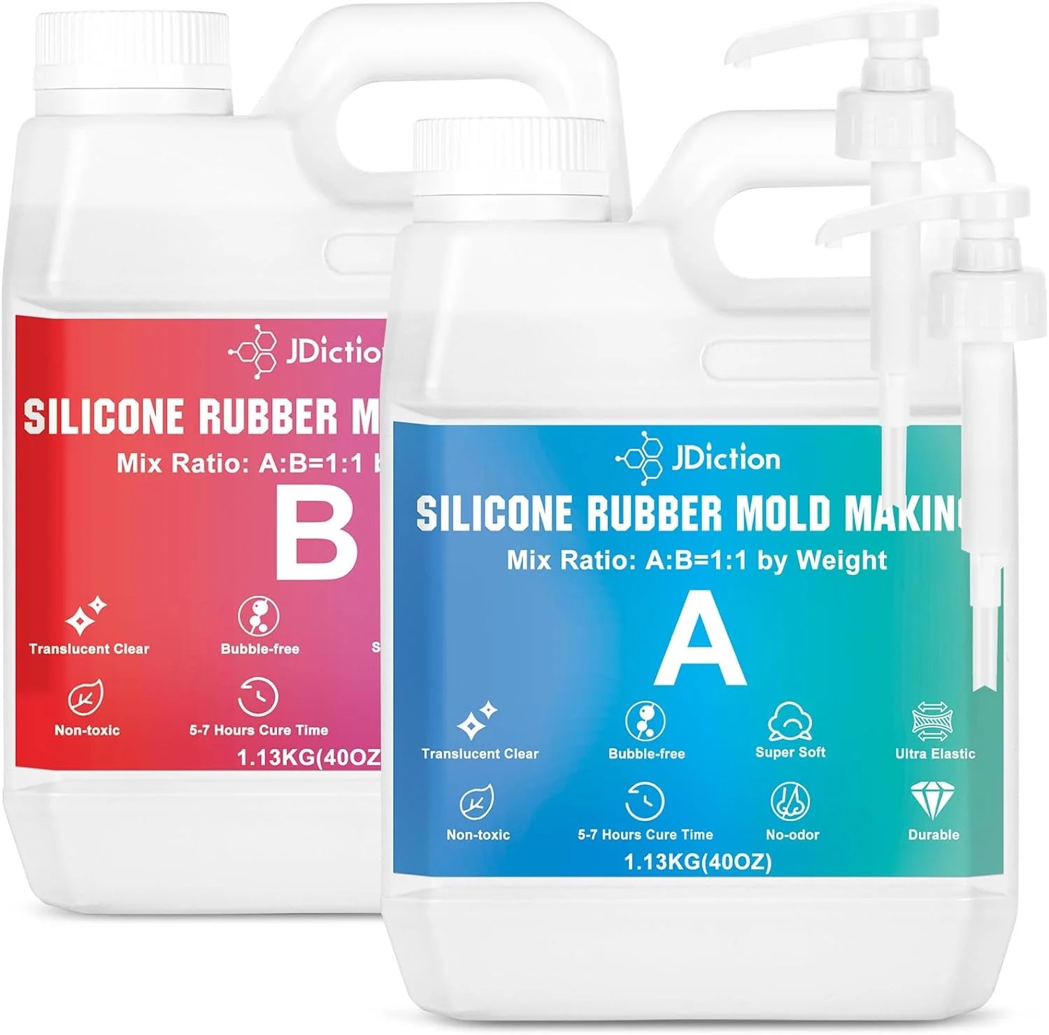 Jdiction Silicone Mold Making Kit 80oz