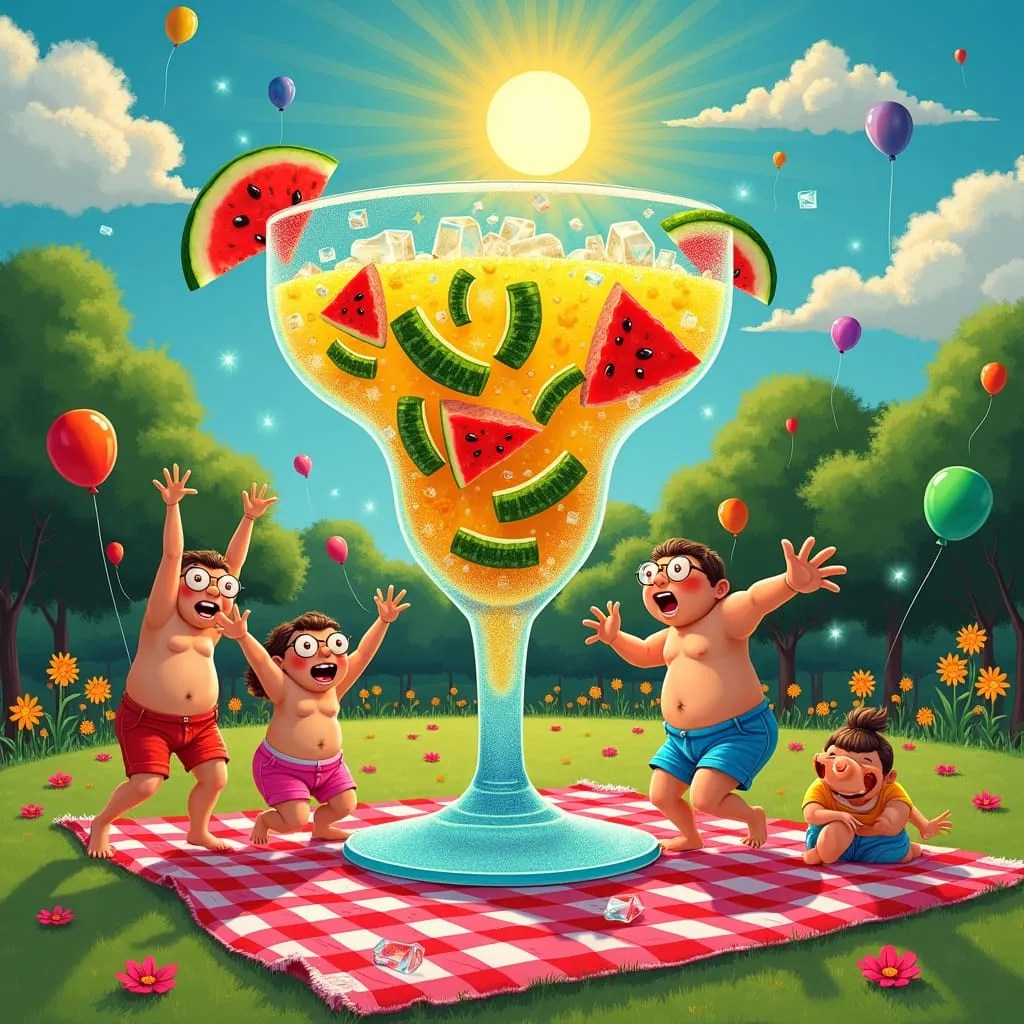 Remix: JD’s Tequilaless Cucumber Watermelon Margaritas