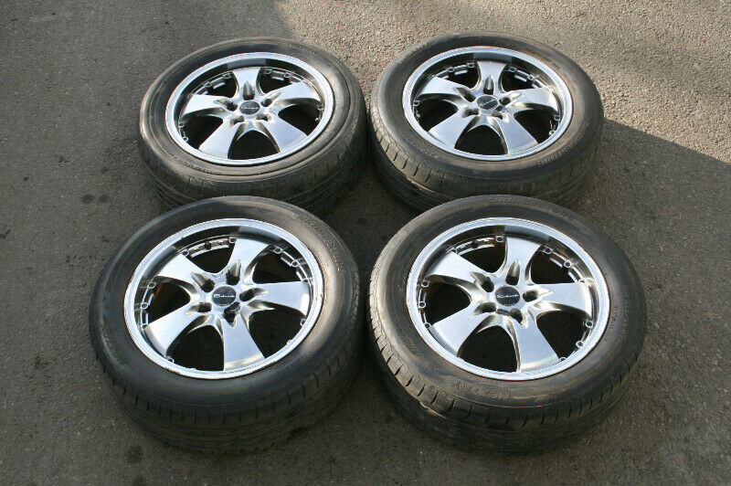 Jdm 17″ Bayroad Buhurah Rims/Tires (5×114.3) 215/45r17 (17×7.0jj
