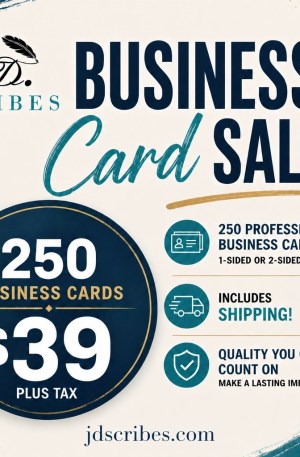 250 Business Card Sale