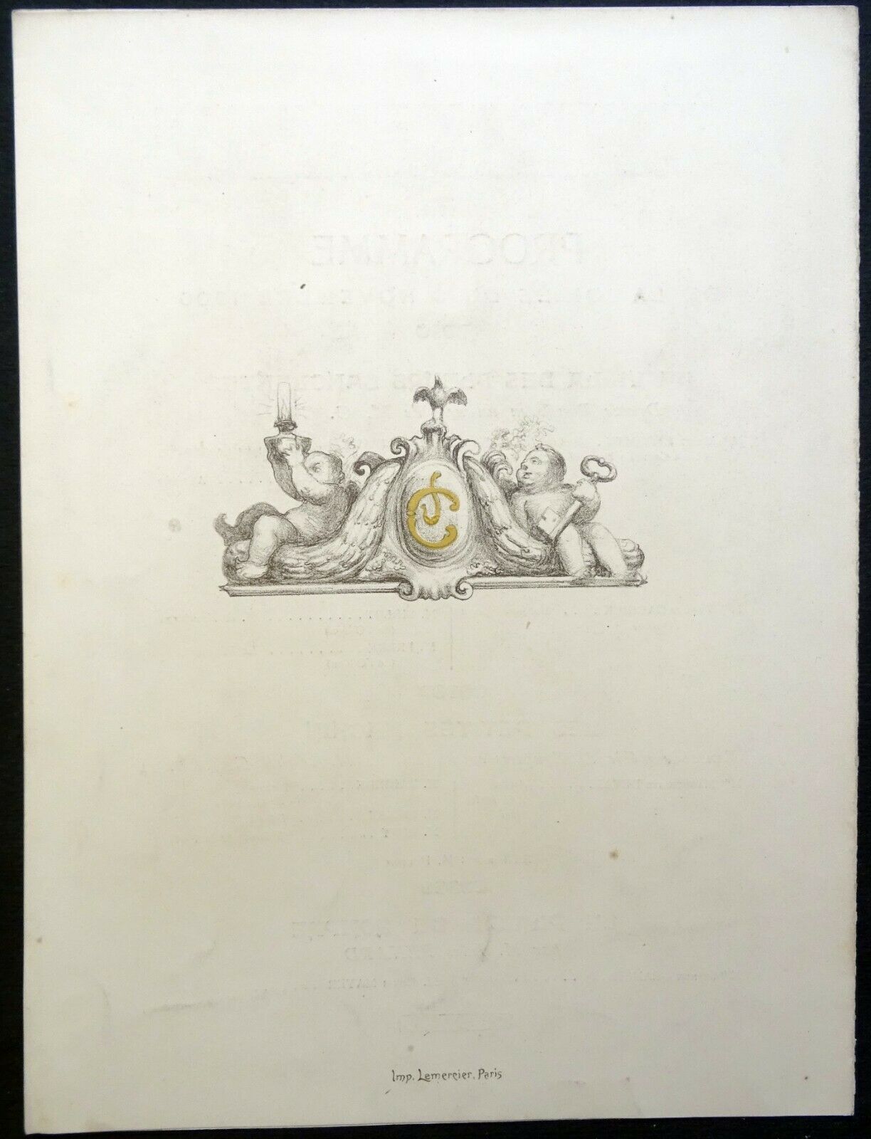 11 Menu ministère des finances 1900 dos