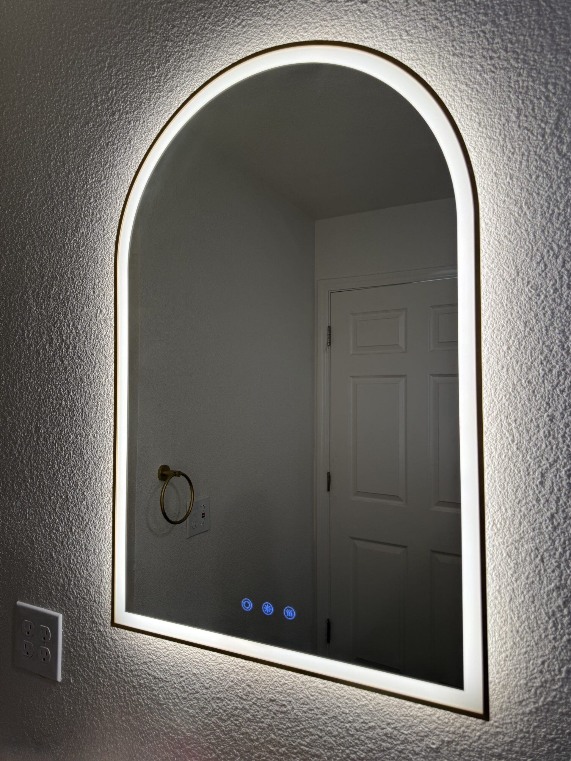 Gold Trim Mirror