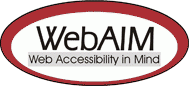 webaim logo