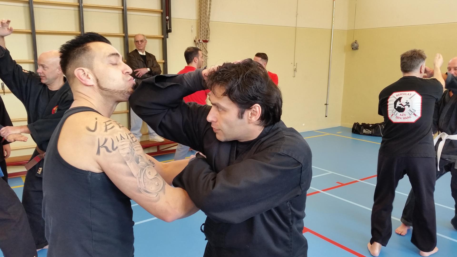 Sifu Stephen en assistent Marcello