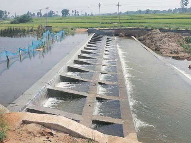 Irrigation-works