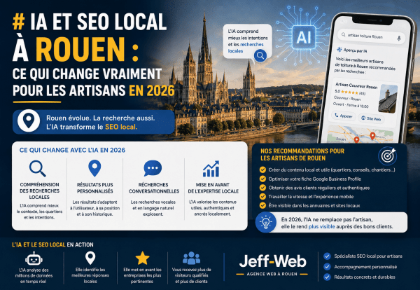 IA et SEO local à Rouen