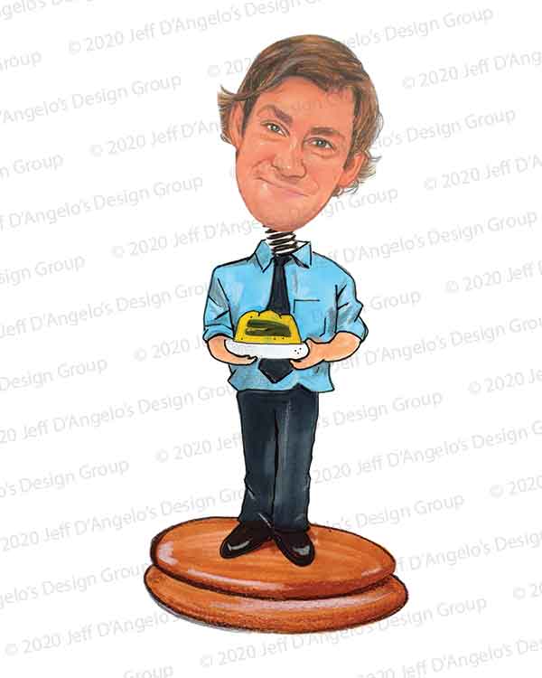 Jim Halpert Jello Stapler Art Print