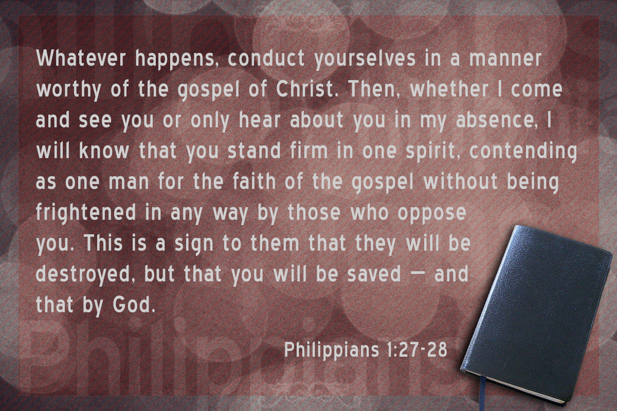 Memorize Scripture: Philippians 1:27-28 - JeffRandleman.com