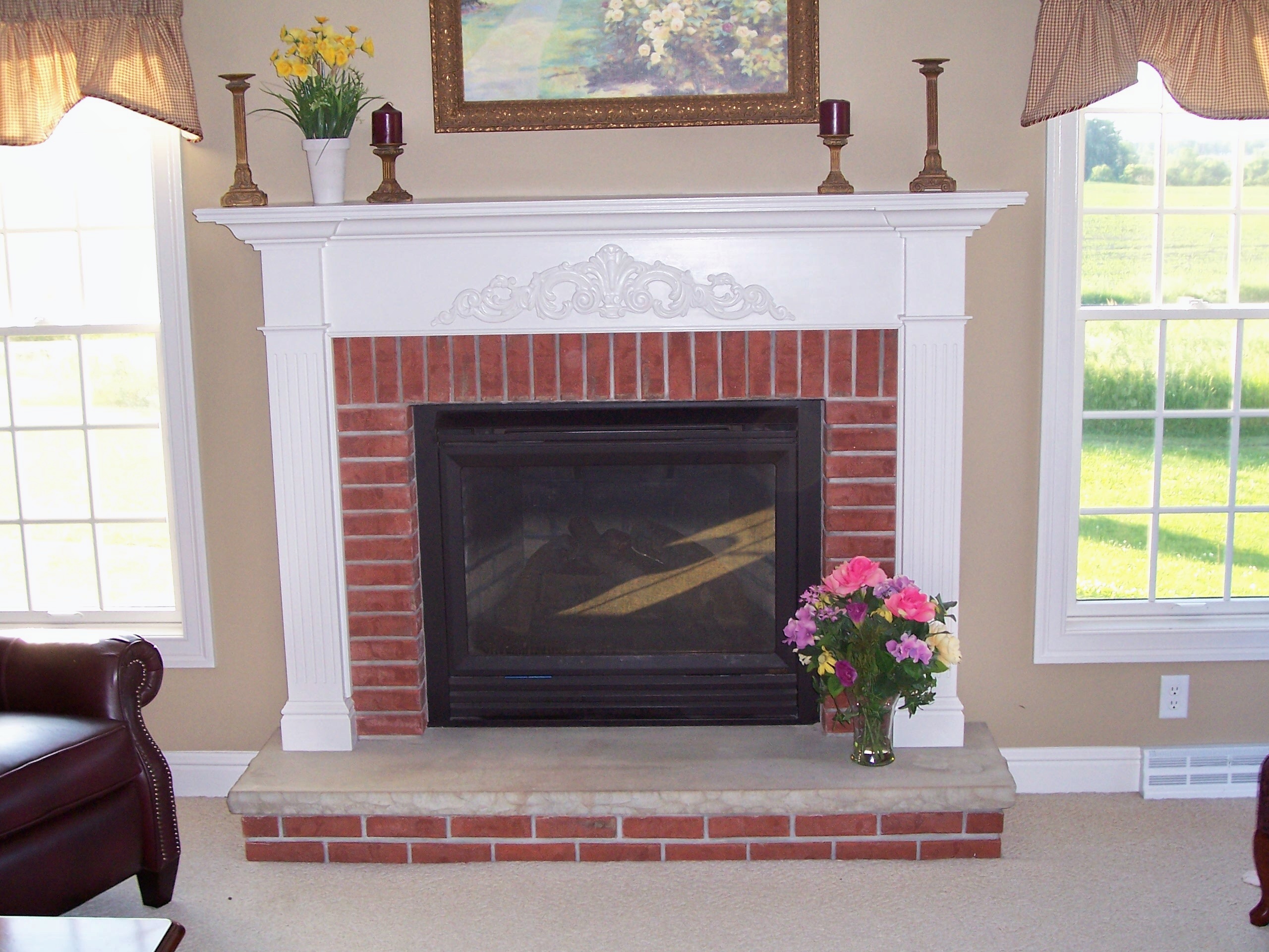Red Brick Fireplace Ideas Beautiful Fireplace Designs
