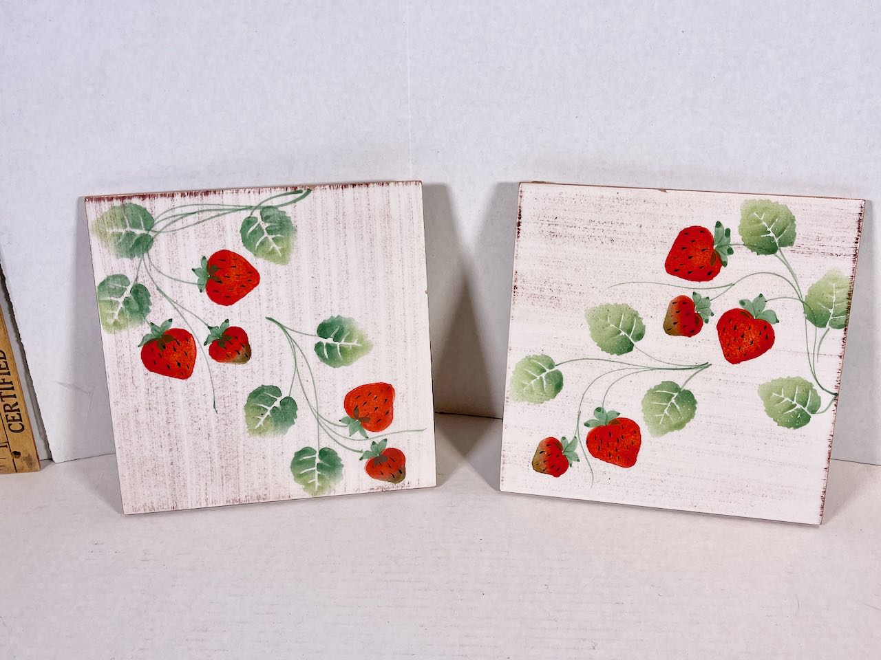 Strawberry Tile Trivets - 2
