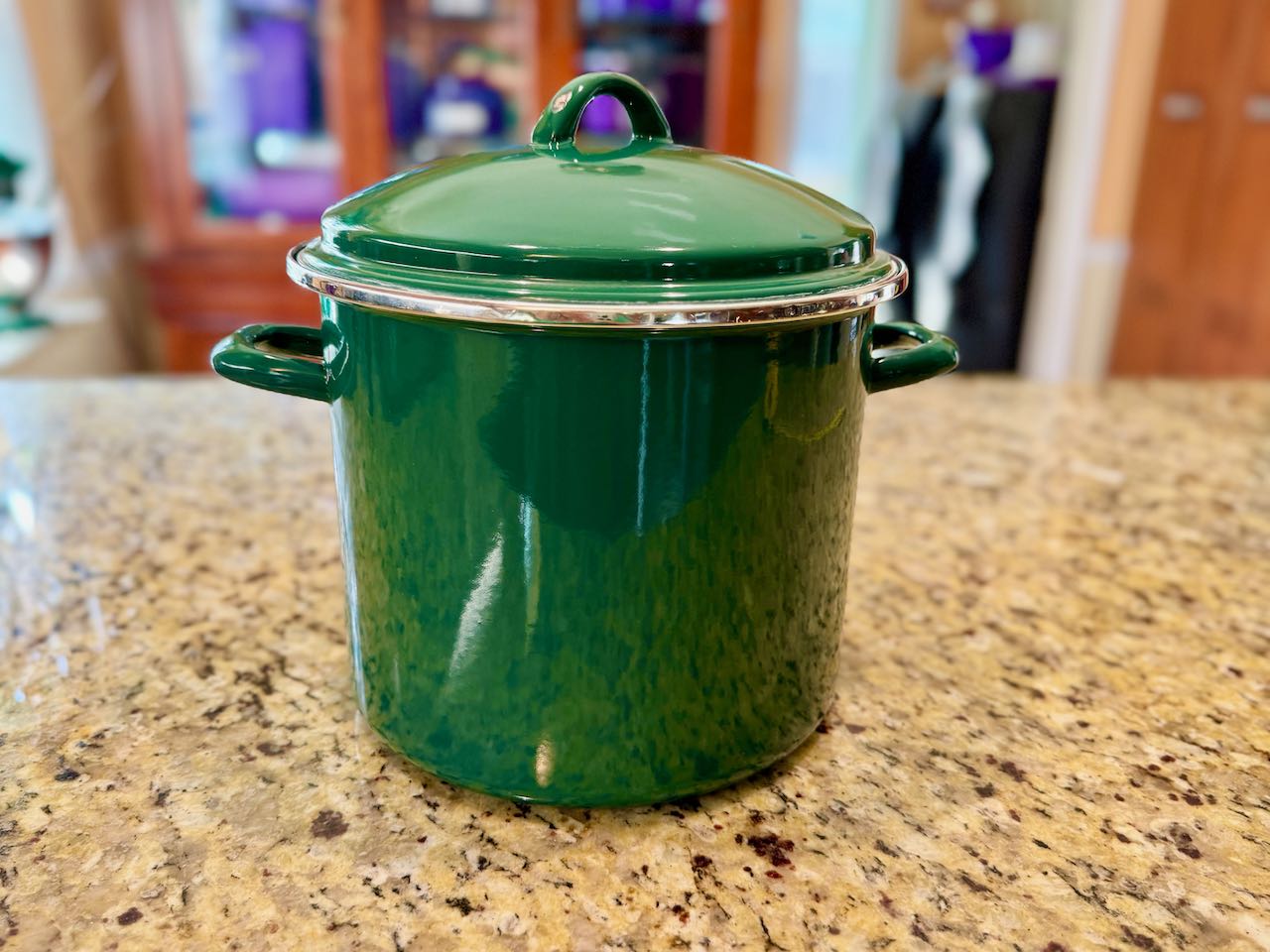 Enamel Stock Pot & Lid
