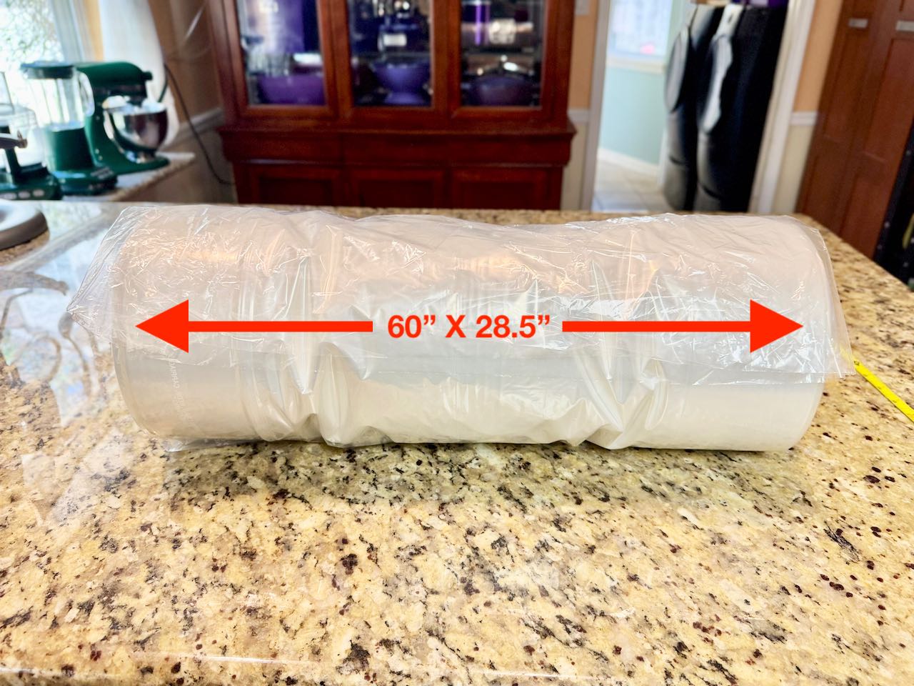 Clear Garment Bag Roll - est. 250-300 Bags