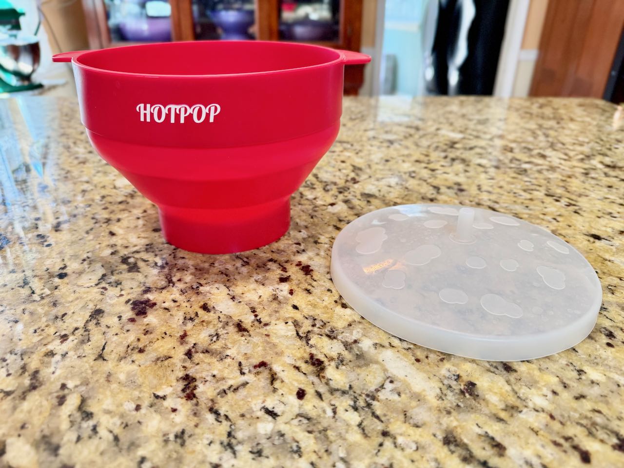 Red Microwave Corn Popper