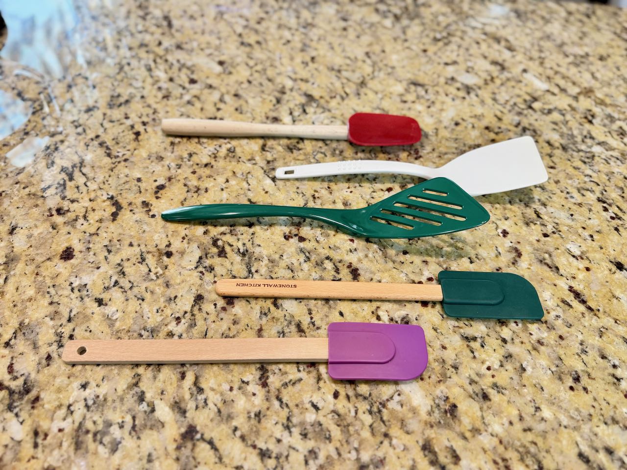 Group of 5 Kitchen Spatulas