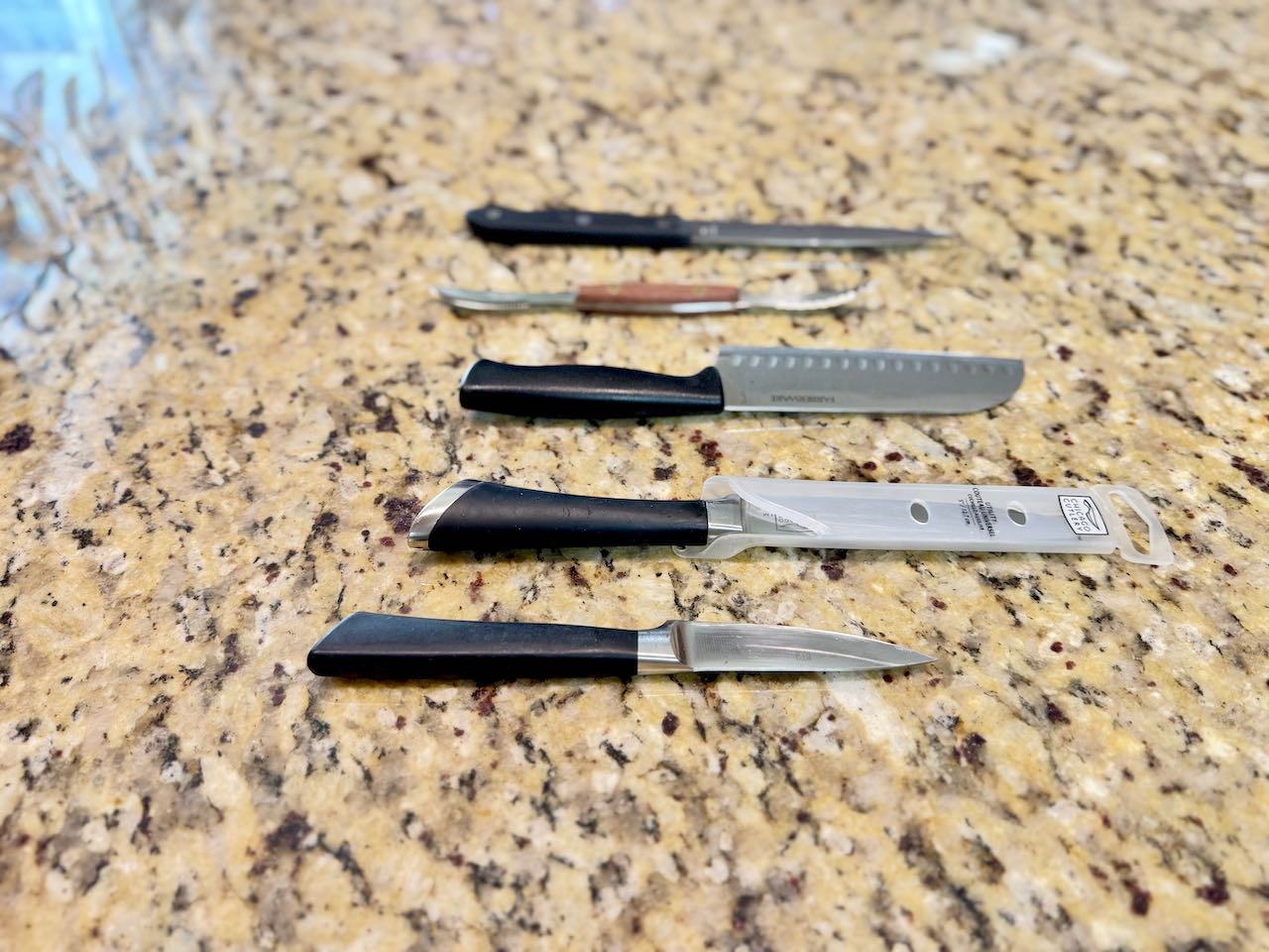 Group of 5 Smaller Kitchen Knives
