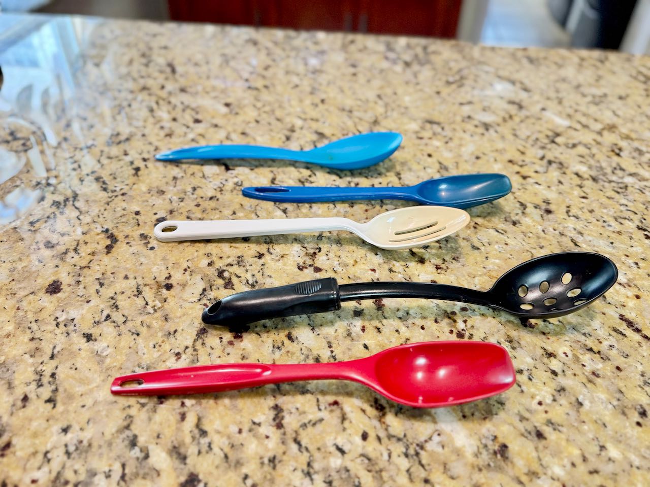 Group of 5 Kitchen Spoons