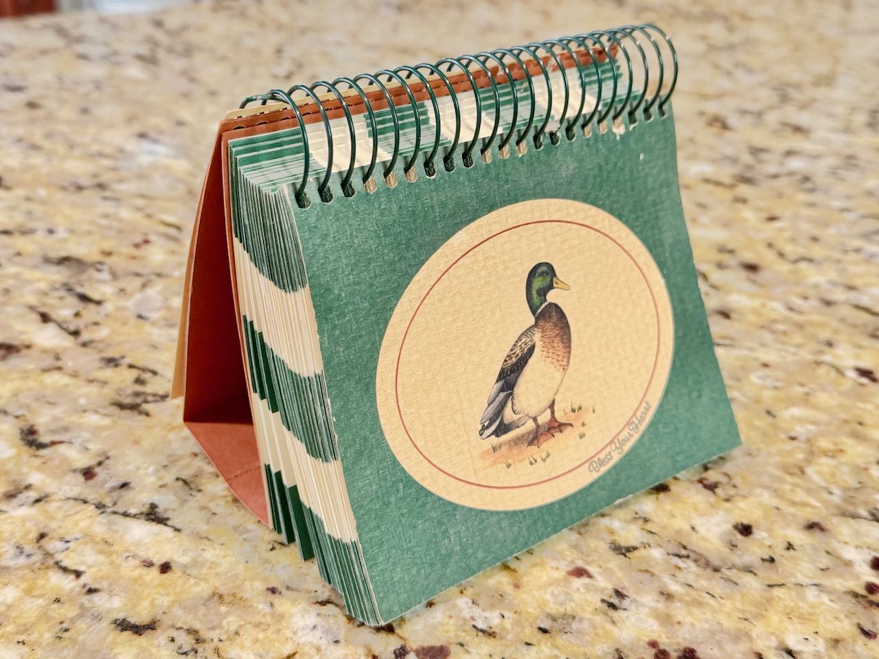 Yearly Flip Calendar - Duck Design