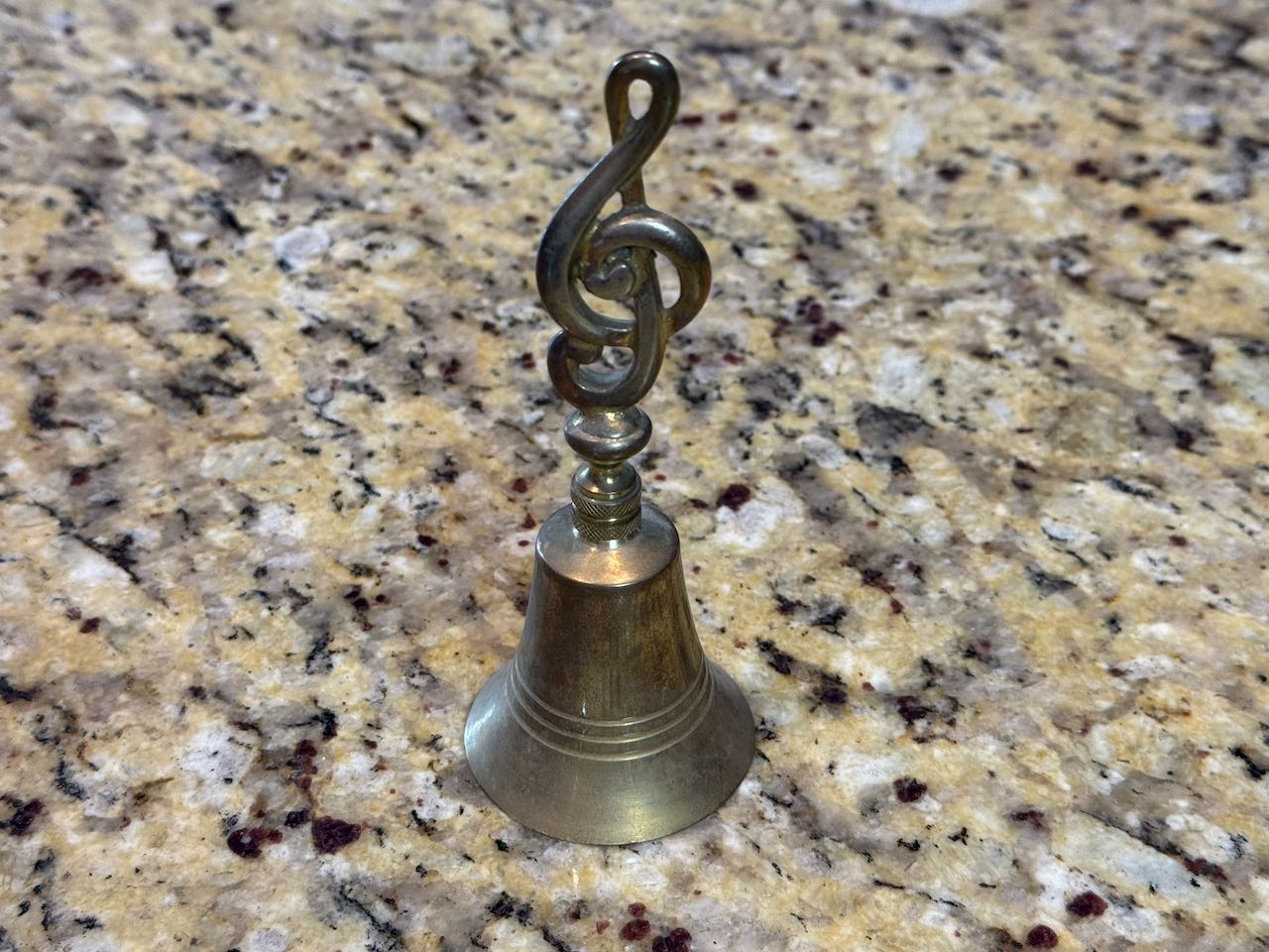 Brass Treble Clef Music Bell
