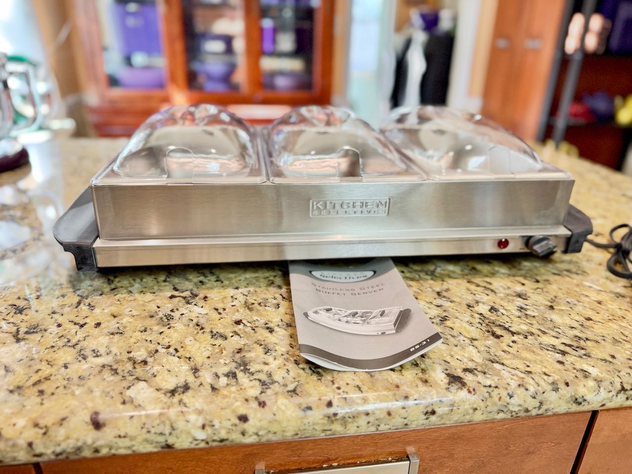 Triple Electric Warming Tray - NEW