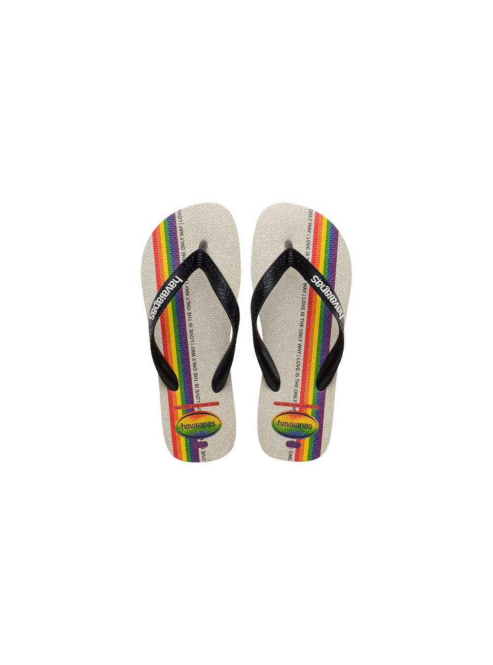 havaianas pride flip flops